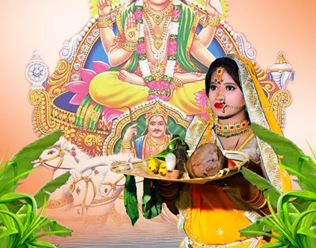 Happy Chhath Editing Girl Background