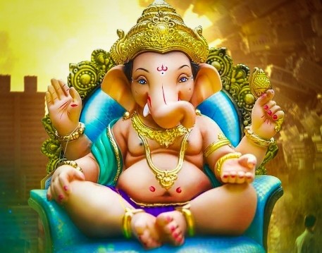 Ganesh Chaturthi Editing Background